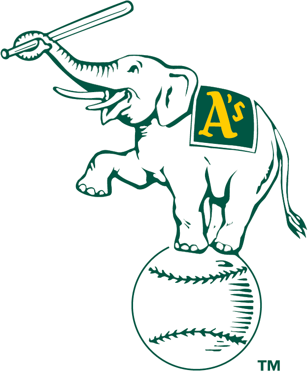 Oakland Athletics 1988 Alternate Logo vinyl decal